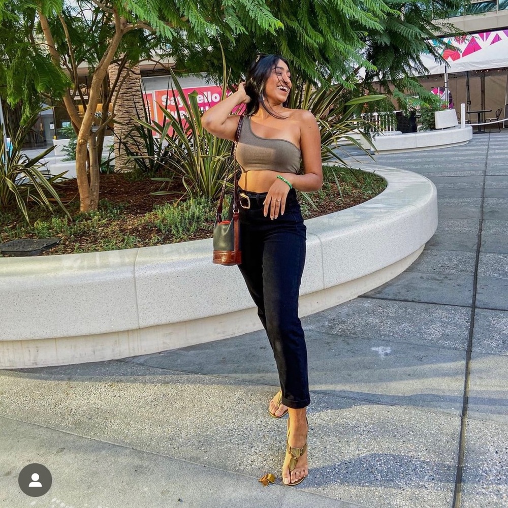 Black straight cut jeans